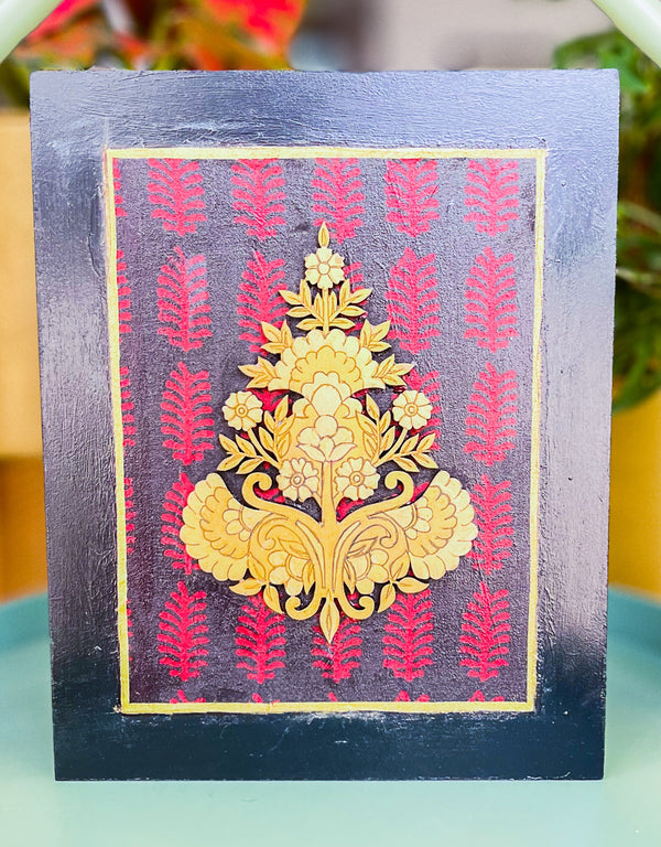 Ethnic Gold - Black Bagh Wall Art