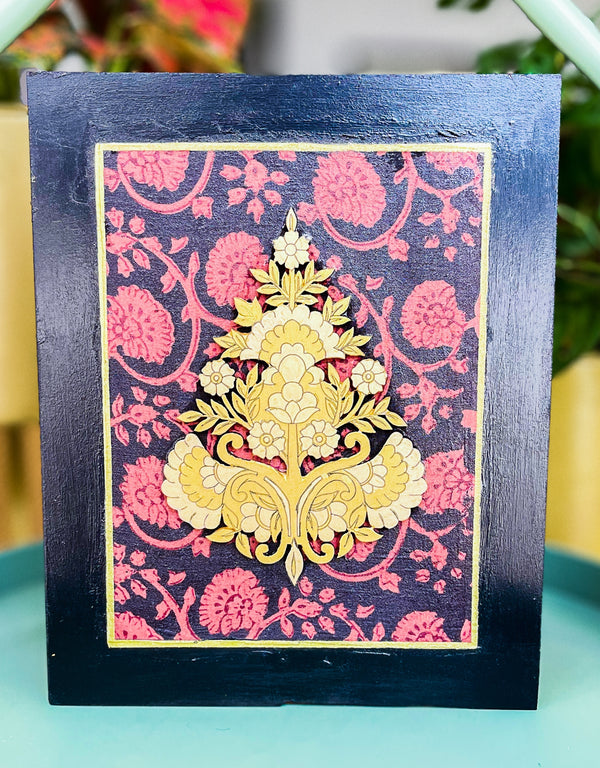 Ethnic Gold - Peach Bagh Wall Art